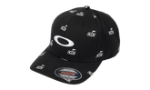 Flag Print Fitted Hat "Blackout" FOS901211 02E