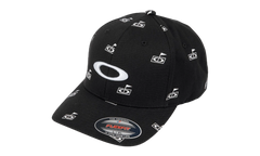 Flag Print Fitted Hat "Blackout" FOS901211 02E