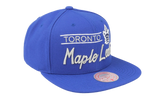NHL Retro Lock Up Snapback Cap "Toronto Maple Leafs - Blue" 6HSSLD21213 TMLBLUE
