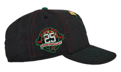 59FIFTY Arizona Diamondbacks 25th Anniversary Fitted Hat "Contrast Stitch / Black / Metallic" 123451298482
