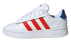 Grand Court Alpha 00s WMNS "Cloud White Pure Ruby Royal Blue" JQ0027