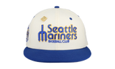 59FIFTY Seattle Mariners 2023 Chrome Collection 2001 All Star Game Fitted Hat "White / Royal Blue" 123451292137