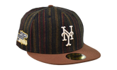 59FIFTY New York Mets Herringbone 2-Tone Fitted Hat "Brown" 60586699