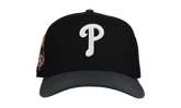 9FIFTY Philadelphia Phillies 1996 All Star Game A Frame Snapback Hat "Black / Graphite" NE351