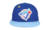59FIFTY Toronto blue Jays Letterman Collection Fitted Hat "Royal Blue / Grey" 123451295621