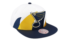 NHL Vintage Sharktooth Snapback Cap "St. Louis Blues - White" 6HSSSH22088 SLUWHIT