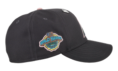 59FIFTY Arizona Diamondbacks 2001 World Series Fitted Hat "Graphite / Pink" NE413
