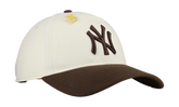 9TWENTY New York Yankees Adjustable Hat "Chrome / Walnut" NE298