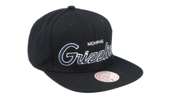 NBA Team Script 2.0 Snapback Cap "Memphis Grizzlies - Black" HHSS3280 MGRYYPPPBLCK
