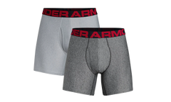 Tech 6" 2-Pack Boxerjock "Mod Gray Light Heather / Jet Gray Light Heather" 1327415 011