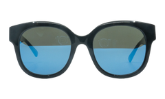 Cat Eye Sunglasses "Black/Gold" MCM623SK-008