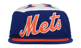 New York Mets Retro Painter Snapback Hat "Cursive Script - Royal Blue / Orange" 123451299657