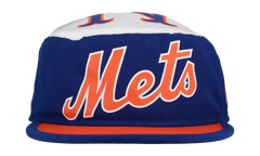 New York Mets Retro Painter Snapback Hat "Cursive Script - Royal Blue / Orange" 123451299657