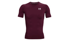 HeatGear Compression Short Sleeve "Maroon / White" 1361518 609