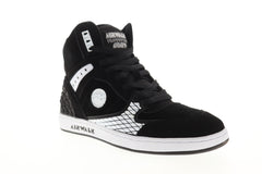 Airwalk Prototype 600 AW00226-002 Mens Black Suede Surf Skate Sneakers Shoes
