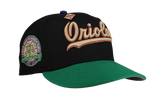 59FIFTY Baltimore Orioles 30th Anniversary Fitted Hat "Black / Green Metallic Script" NE430