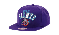 NBA Hardwood Classics Zigzag Snapback Cap "Utah Jazz - Purple" HHSS1100 UJAYYPPPPURP