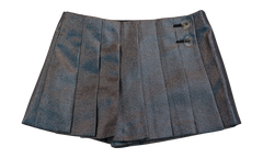 PLEATED MINI SKIRT WMNS "Blue" 95 OKO 0002