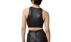Teagan Crop Tank WMNS "Black White" LW017326 001