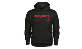 Jordan Fleece Love Hurts Jalen Hurts Hoodie "Bred" IQ3843 010