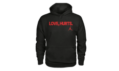 Jordan Fleece Love Hurts Jalen Hurts Hoodie "Bred" IQ3843 010