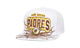 MLB Cooperstown Aftershock Snapback Cap "San Diego Padres - White" HS8551 SDPWHIT