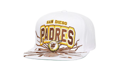 MLB Cooperstown Aftershock Snapback Cap "San Diego Padres - White" HS8551 SDPWHIT