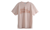 Printed Cotton Jersey T-Shirt "Light Pink / Beige" TH0284 GXI