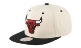 NBA Sail 2 Tone Snapback Cap "Chicago Bulls - Off White" 6HSSLD21078 CBUOFWH