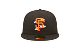 59Fifty MLB San Francisco Giants Comic Cloud Fitted Hat "Black" 60243850