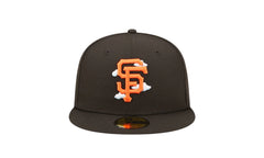 59Fifty MLB San Francisco Giants Comic Cloud Fitted Hat "Black" 60243850