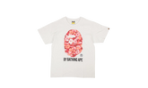 Red Big Head Tee "White" BAP XTSH 0050