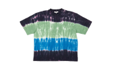S/S Unisex Tie Dye Box Logo Tee "Clementine" 95 OCY 1088