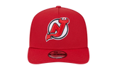 9FIFTY New Jersey Devils A Frame Snapback Hat "Red" NE172