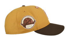 59FIFTY St Louis Cardinals 1964 World Series Fitted Hat "Tan / Brown" NE431