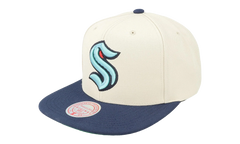 NHL Vintage Off-White Snapback Cap "Seattle Kraken - Off White" 6HSSSH22085 SKROFWH