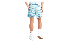 Lightweight Fleece Shorts "Wave Dye Trekking Grey" 83140 586529AJIJ