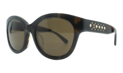 Cat Eye Sunglasses "Havana/Gold" MCM606SA-214