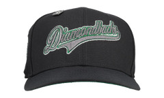 59FIFTY Arizona Diamondbacks Script 25th Anniversary Fitted Hat "Graphite Metallic" 123451299553