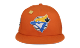 59FIFTY Toronto Blue Jays 1993 World Series Patch Fitted Hat "Orange / Blue" 123451292330