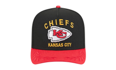 9FIFTY Kansas City Chiefs NFL A Frame Snapback Hat "Black / Red" NE136