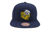 NCAA Team Ground Snapback Cap "Michigan Wolverines - Navy" 6HSSLR22448 UMINAVY