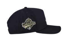 9FIFTY Atlanta Braves 1995 Team Color A Frame Snapback Hat "Black (Grey Brim)" NE466