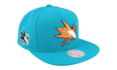 NHL Alternate Flip Snapback Cap "San Jose Sharks - Teal" 6HSSDX22015 SJSTEAL