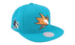 NHL Alternate Flip Snapback Cap "San Jose Sharks - Teal" 6HSSDX22015 SJSTEAL