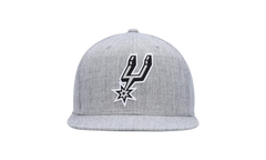 NBA Team Heather 2.0 Snapback Cap "San Antonio Spurs - Grey Heather" HHSS3272 SASYYPPPGYHT