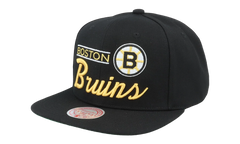 NHL Retro Lock Up Snapback Cap "Boston Bruins - Black" 6HSSLD21213 BBNBLCK
