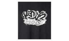 Uniqlo Wordmark Tee "Black" KAWS202488