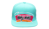 NBA Hardwood Classics XL Logo Snapback Cap "San Antonio Spurs - Teal" HS9762 SASTEAL