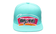 NBA Hardwood Classics XL Logo Snapback Cap "San Antonio Spurs - Teal" HS9762 SASTEAL